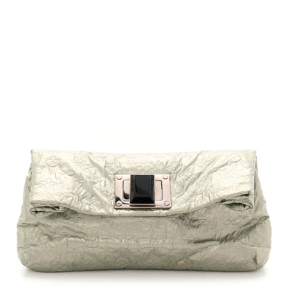 Louis Vuitton Jacquard Quilted Monogram Altair Clutch Argent 1 of 9