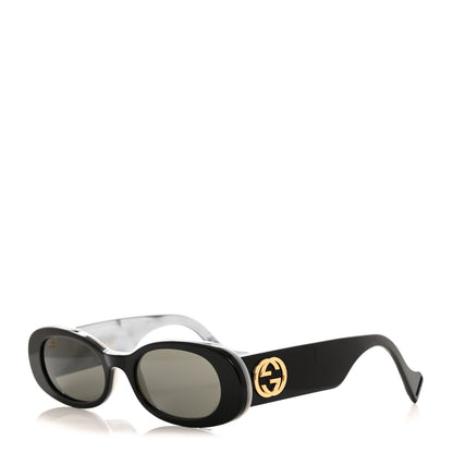 Gucci Acetate Oval Sunglasses GG0517S Black 1 of 8