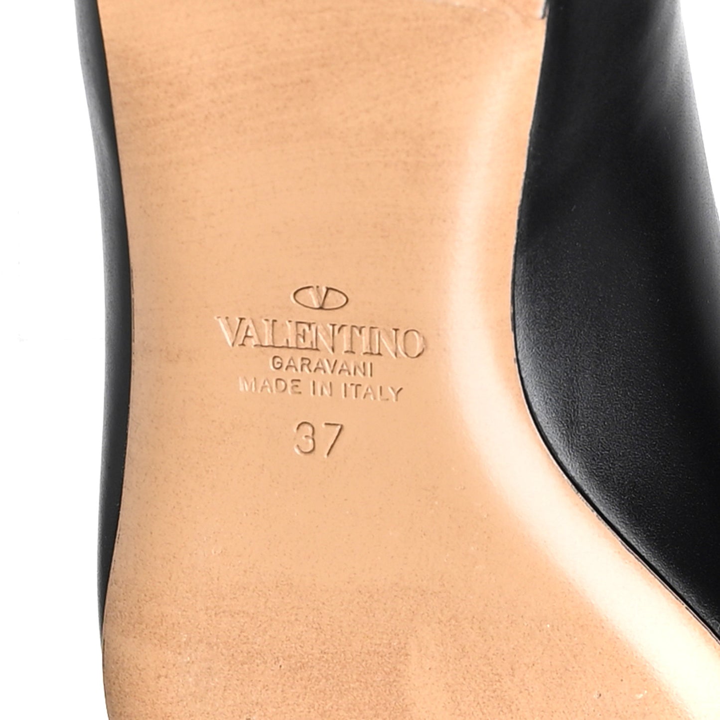 Nappa Vlogo Flats 37 Black