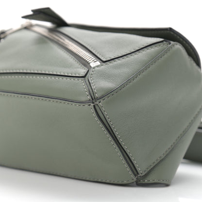 Loewe Calfskin Mini Puzzle Bumbag Dark Sage 10 of 10