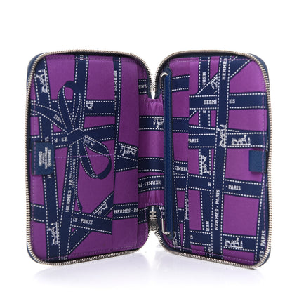 Hermes Epsom Silkydaily Globe Trotter Agenda Bleu Saphir 5 of 6