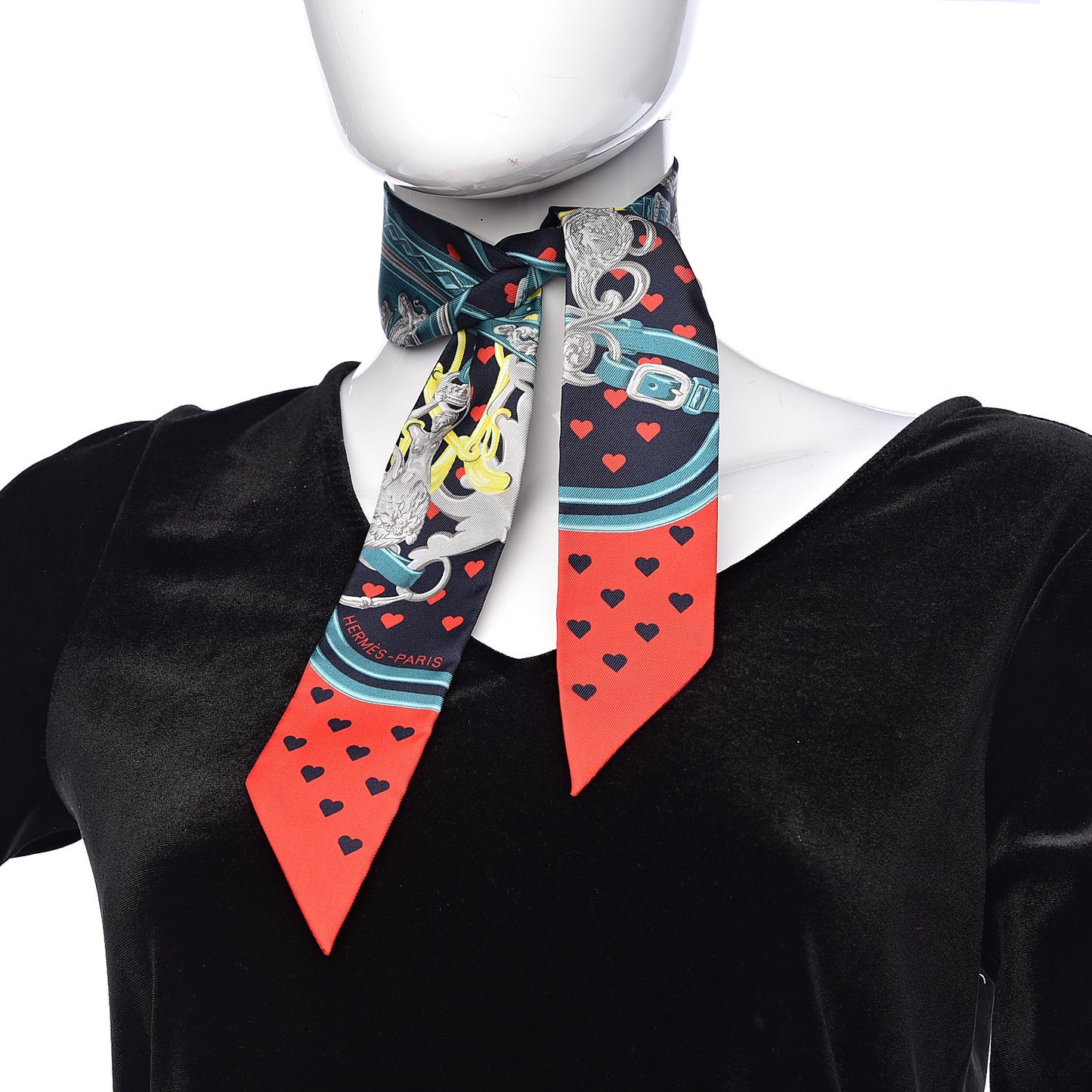 Silk Brides de Gala Love Twilly Caban Canard Rouge