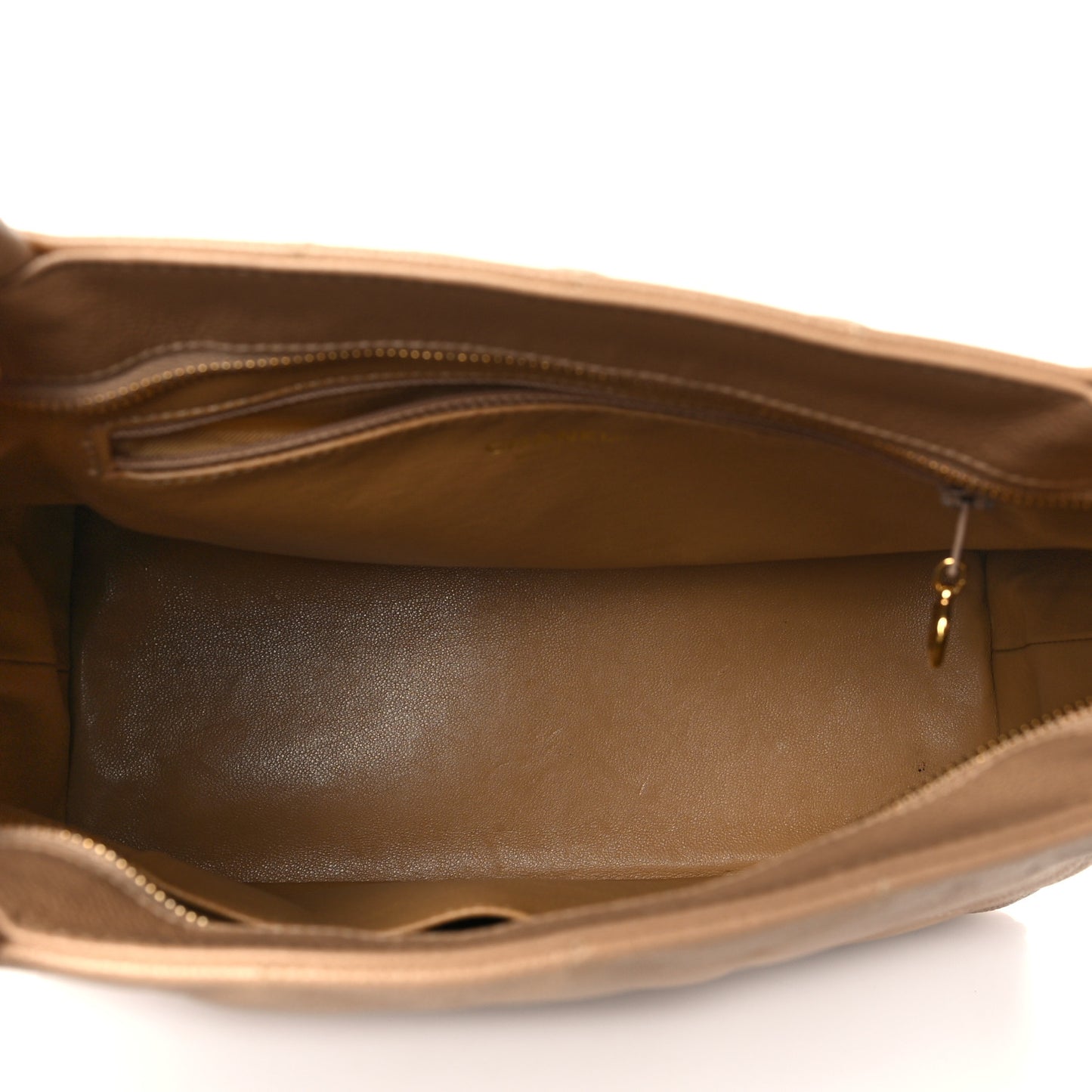Caviar Quilted Medallion Tote Beige