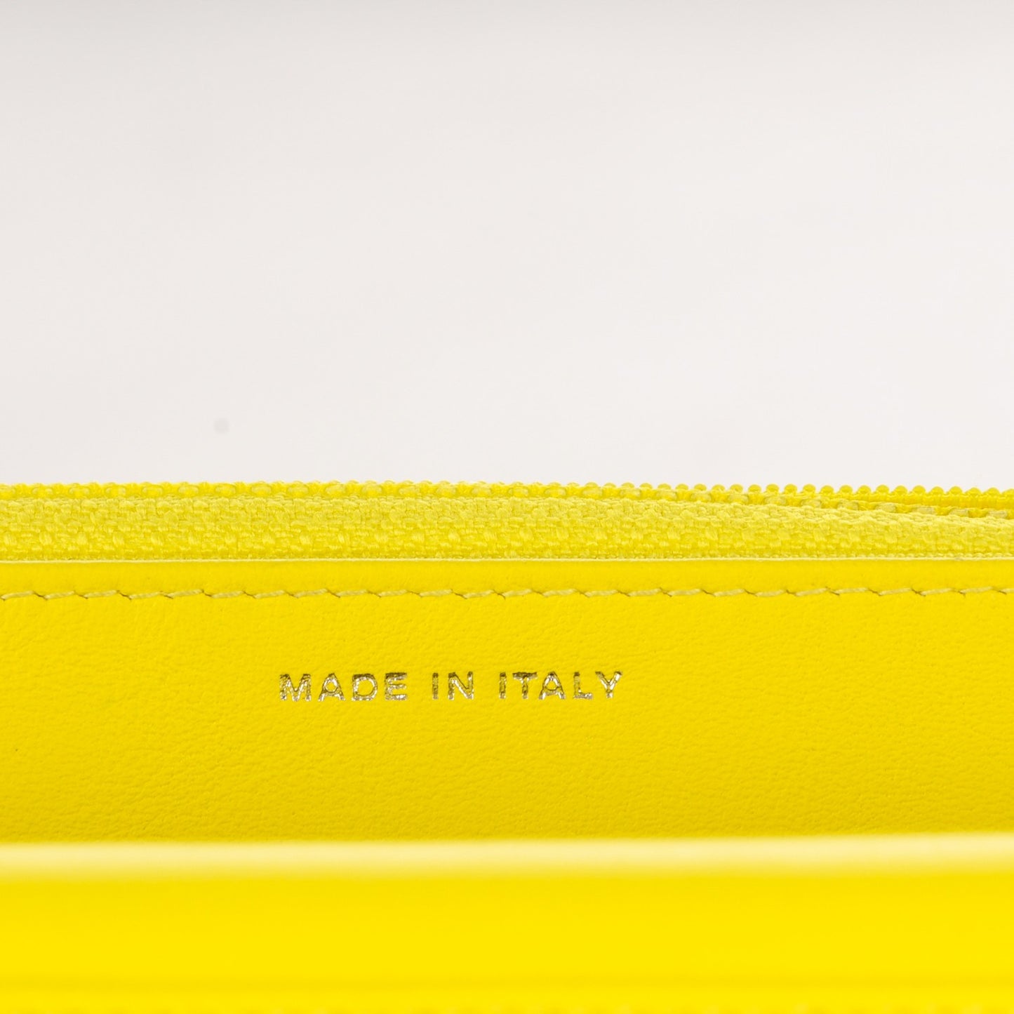 Patent Quilted Wallet On Chain WOC Light Green