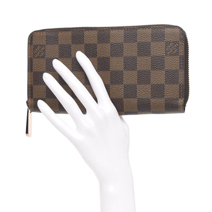 Louis Vuitton Damier Ebene Zippy Wallet 2 of 8