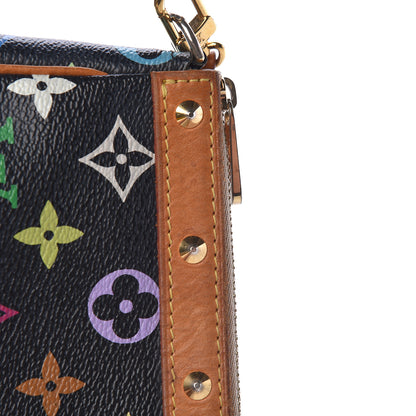 Louis Vuitton Monogram Multicolor Pochette Accessories Black 12 of 16