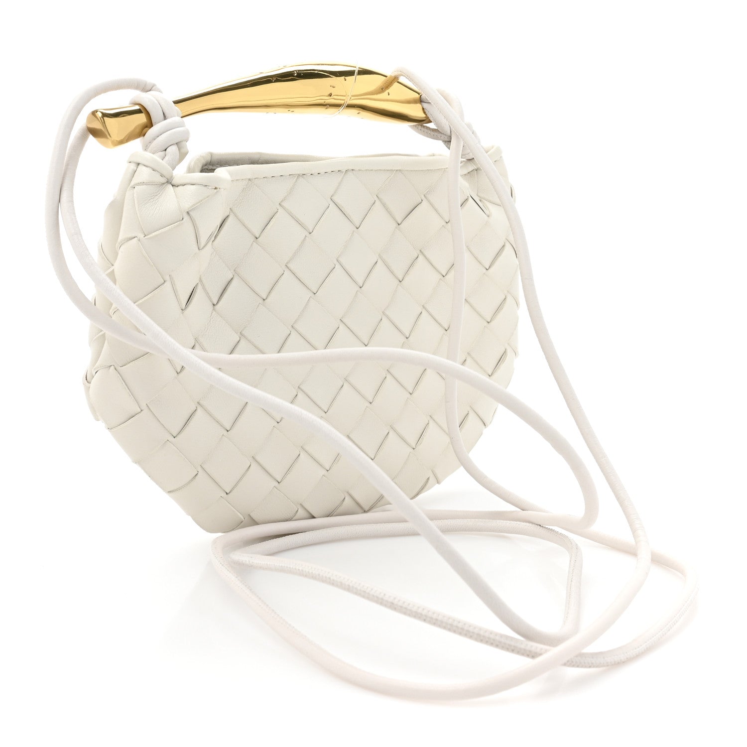 Bottega Veneta BOTTEGA VENETA Nappa Intrecciato Mini Sardine Bag Chalk 3 of 8