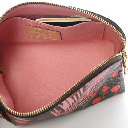 Louis Vuitton Monogram Jungle Dots Cosmetic Pouch Sugar Pink Poppy 5 of 7
