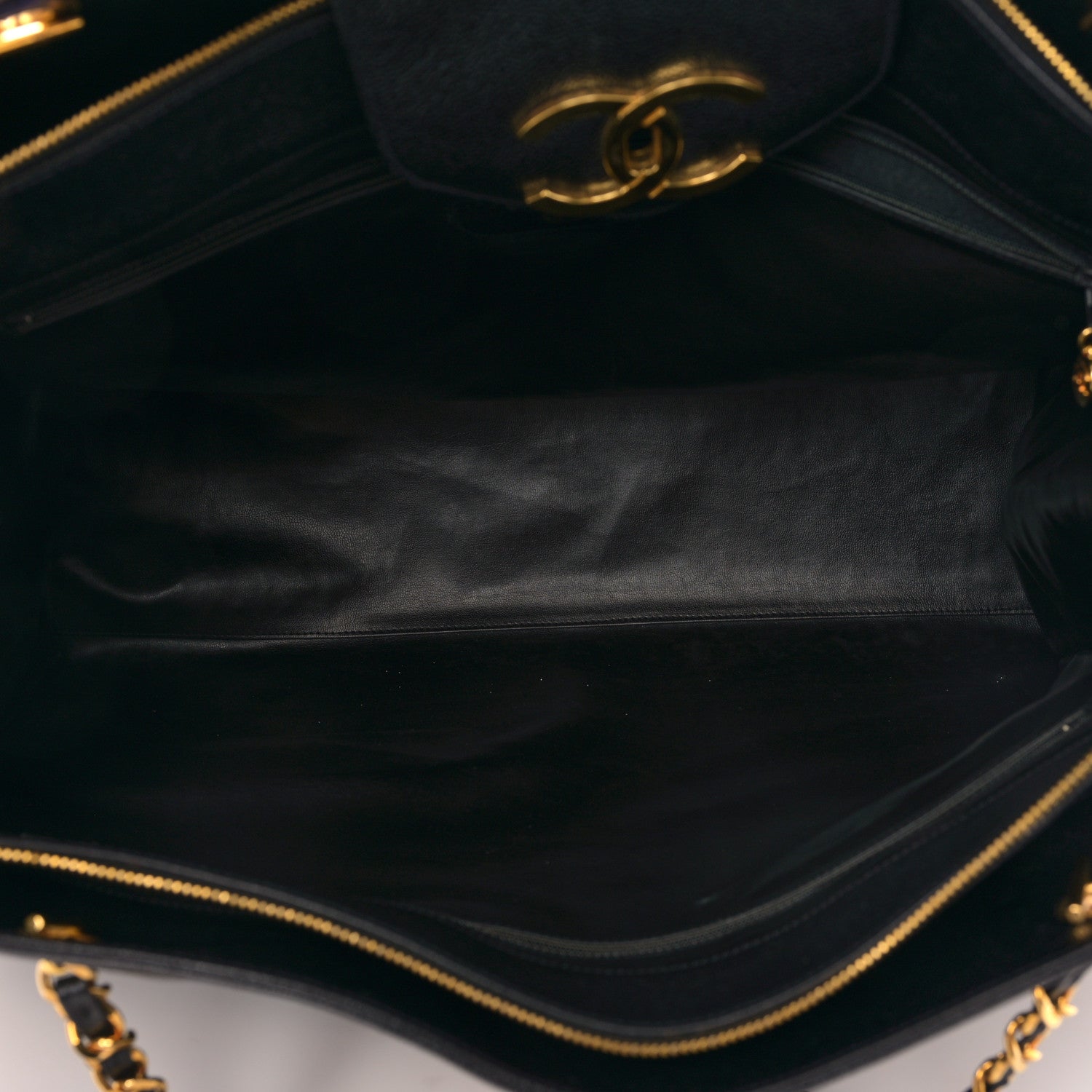 Chanel Caviar XL Weekender Bag Black 5 of 9