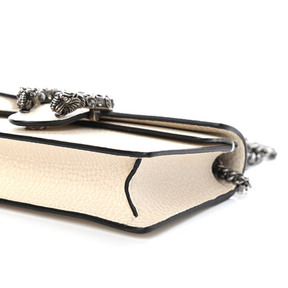 Gucci Dollar Calfskin Crystal Super Mini Dionysus Shoulder Bag Mystic White Black Diamond 8 of 8