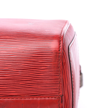 Louis Vuitton Epi Speedy 25 Castillan Red 11 of 16