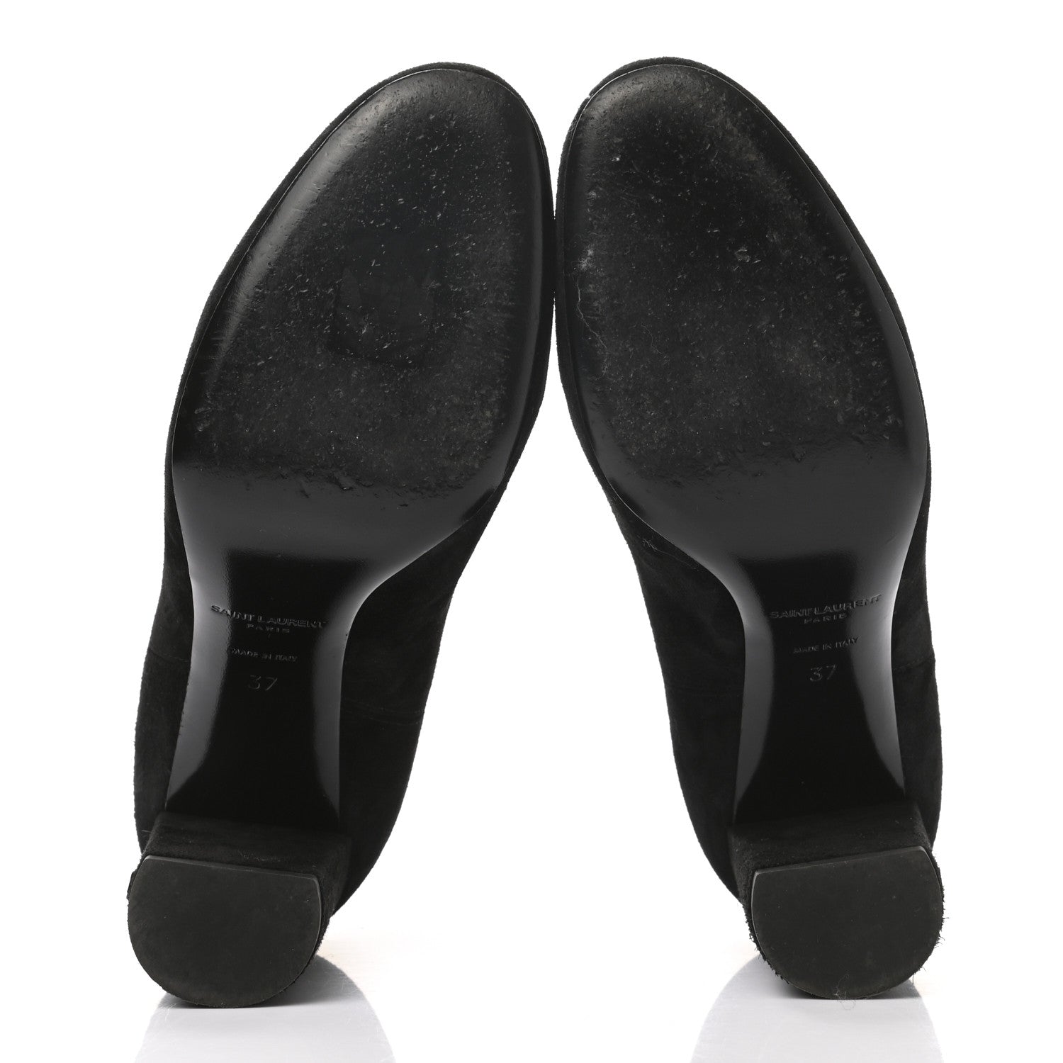 Saint Laurent Suede Babies Chelsea 95 Ankle Boot 37 Black 5 of 10