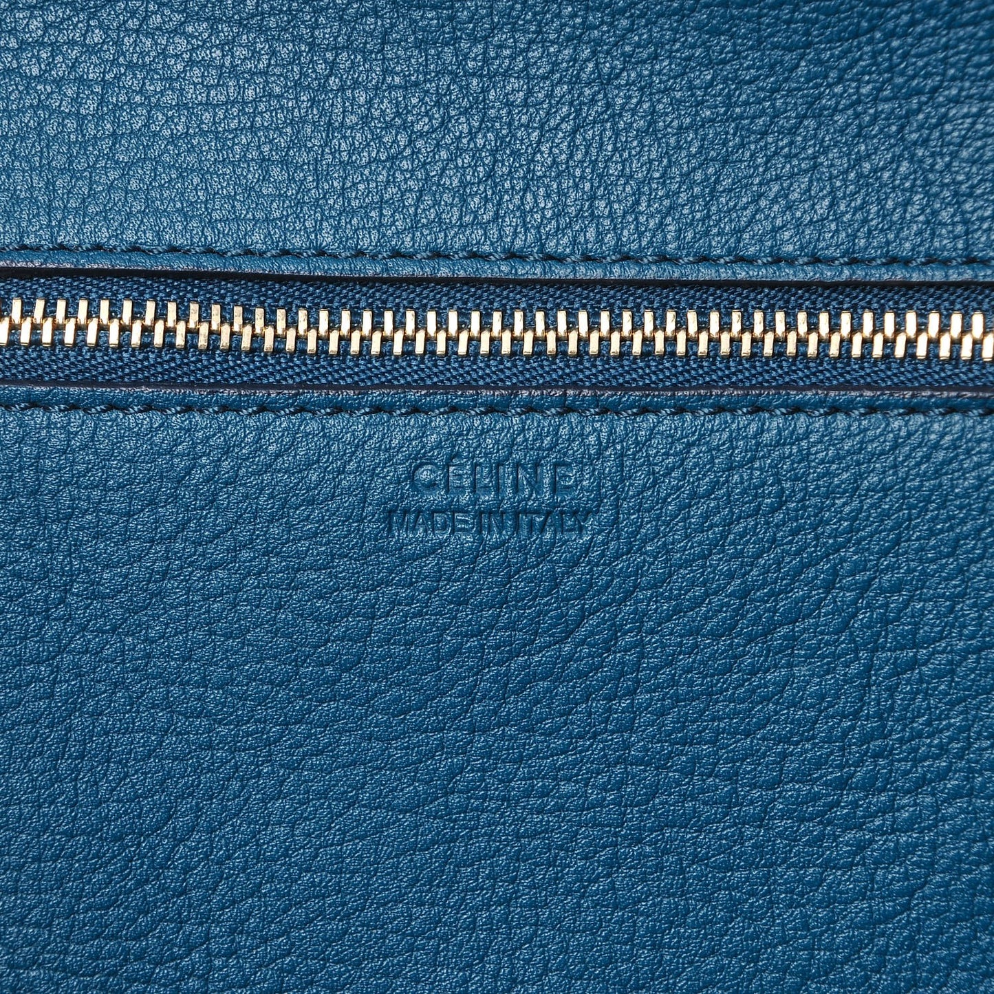 Crisped Calfskin Small Tie Knot Tote Metallic Blue