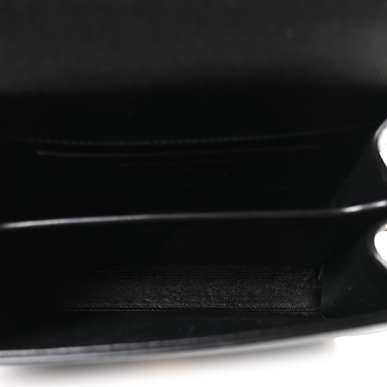 Saint Laurent Grain de Poudre Mini Classic Monogram Cassandra Top Handle Black 5 of 10