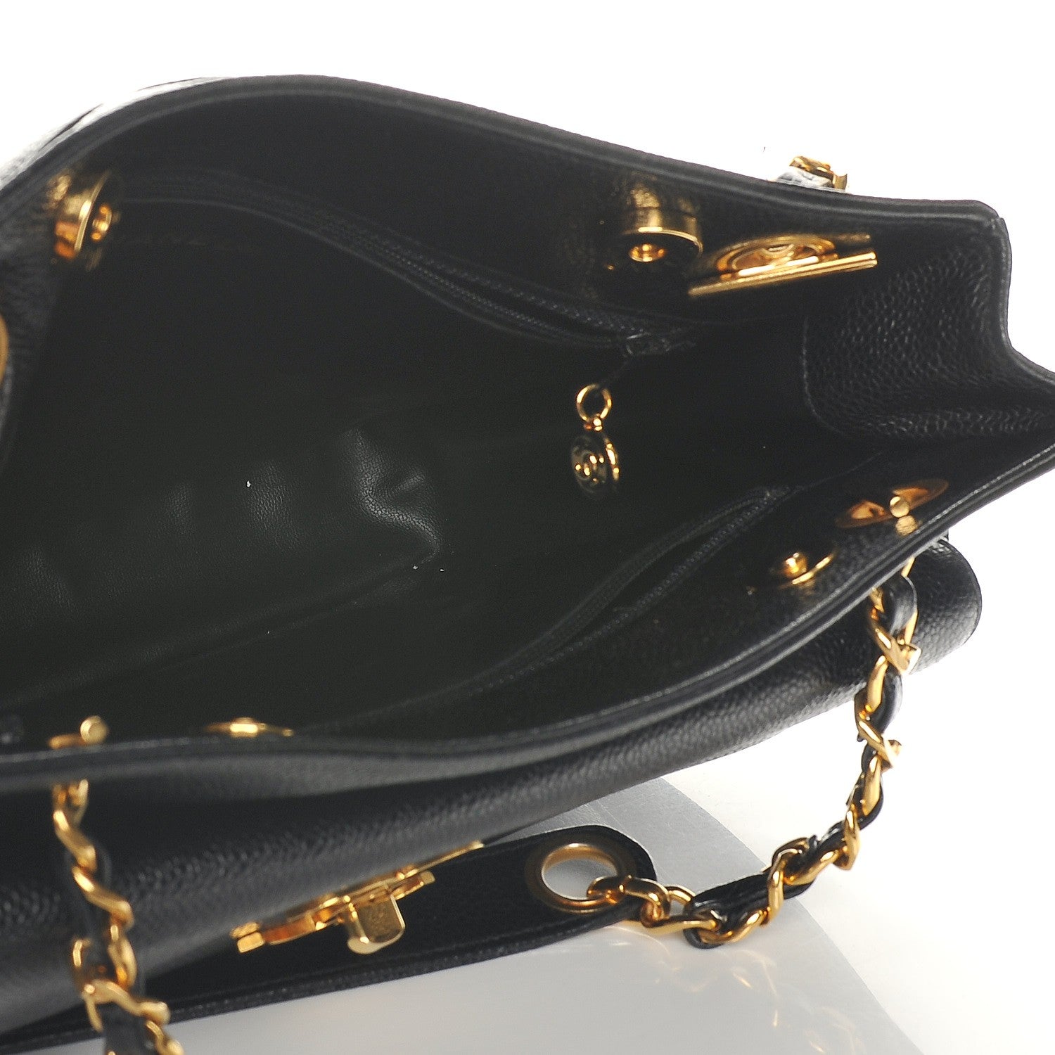 Chanel Caviar Flap Shoulder Bag Black 5 of 8