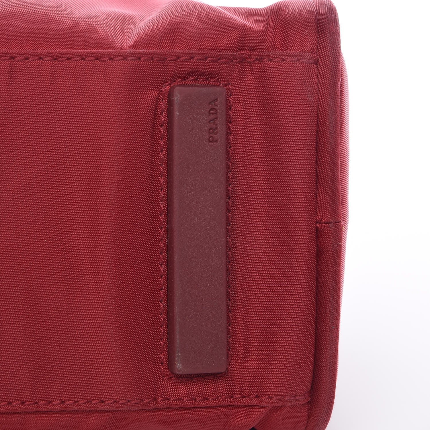 Prada Tessuto Nylon Dopp Cosmetic Bag Rosso 13 of 14