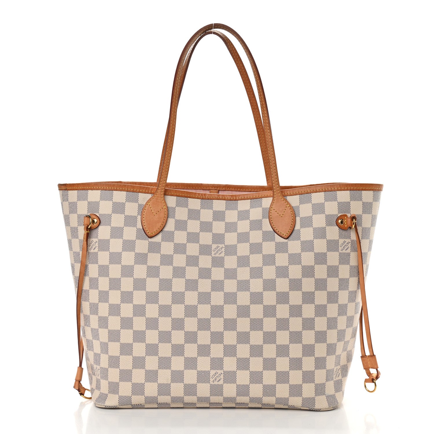 Louis Vuitton Damier Azur Neo Neverfull MM Rose Ballerine 3 of 11