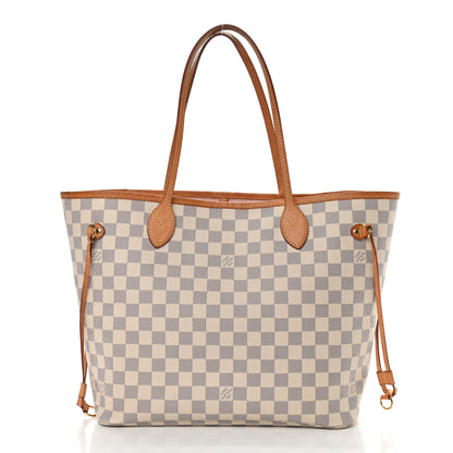 Louis Vuitton Damier Azur Neo Neverfull MM Rose Ballerine 3 of 11