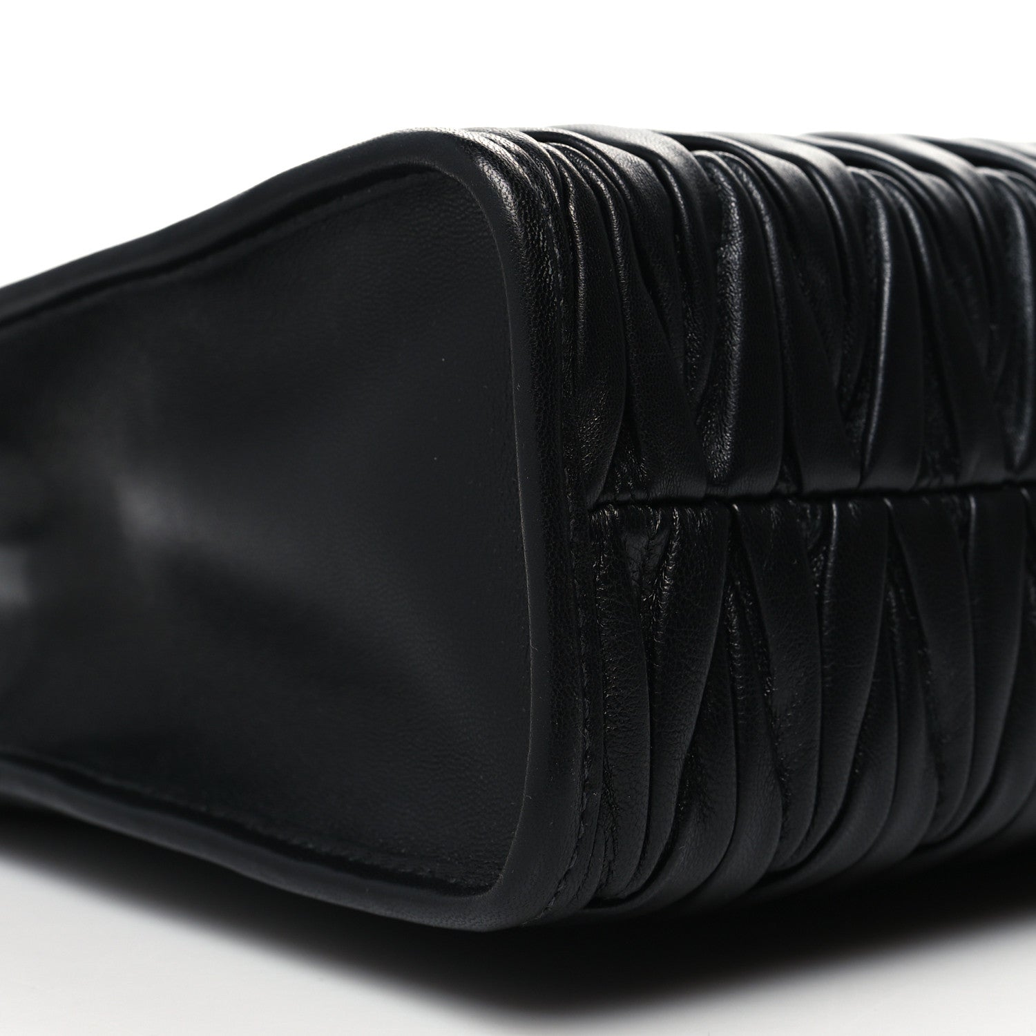 Miu Miu Nappa Matelasse Tote Bag Black 7 of 8