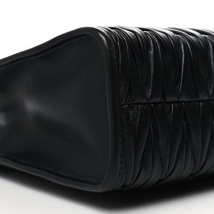 Miu Miu Nappa Matelasse Tote Bag Black 7 of 8