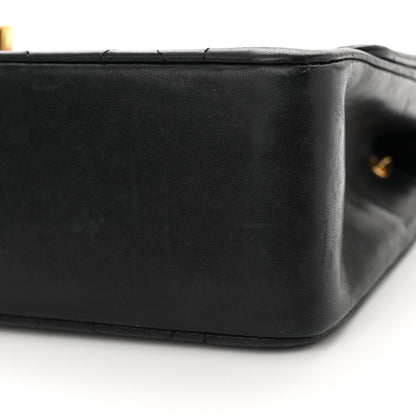 Chanel Lambskin Quilted Small Single Flap Black 11 of 14