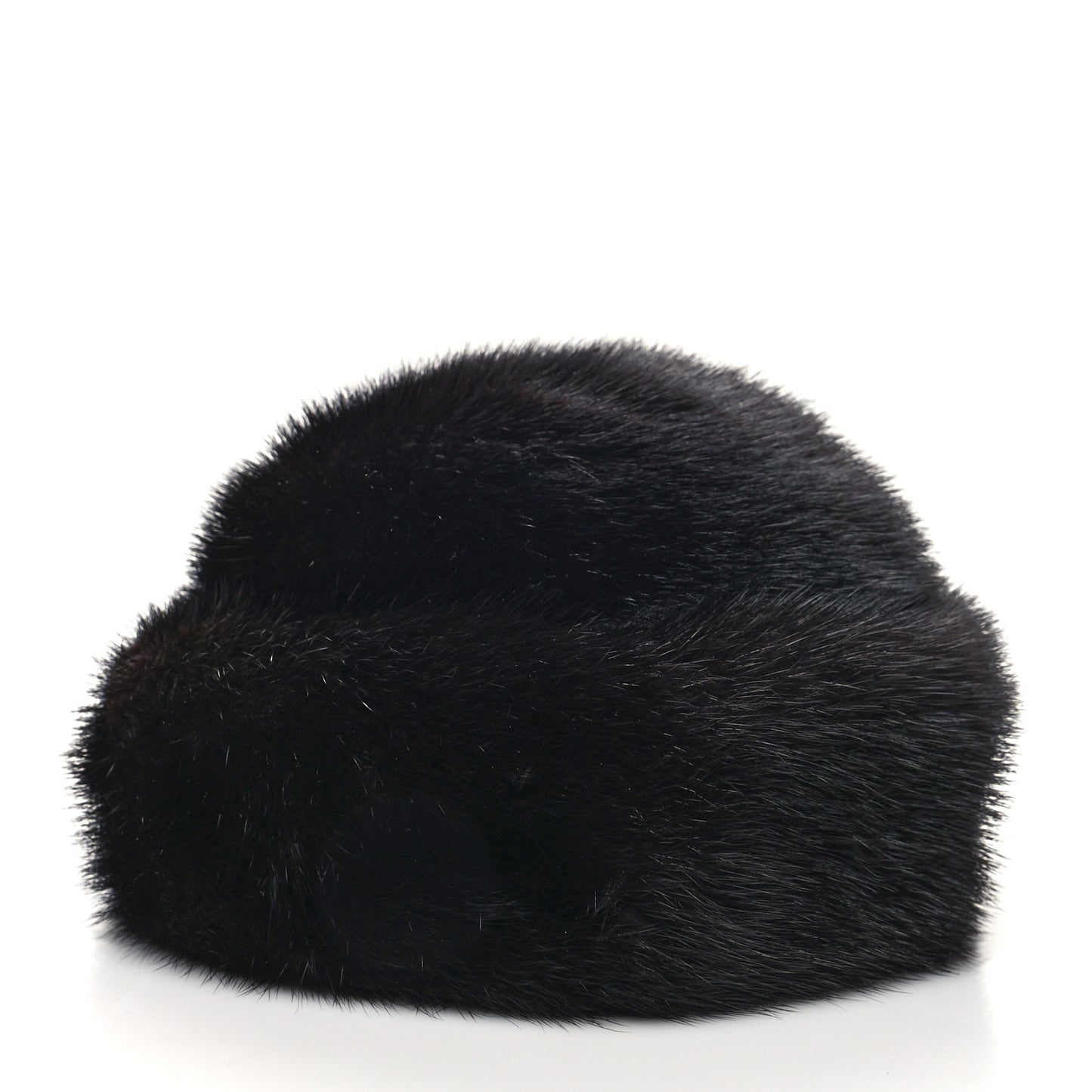 Mink Fur Hat 59 Black