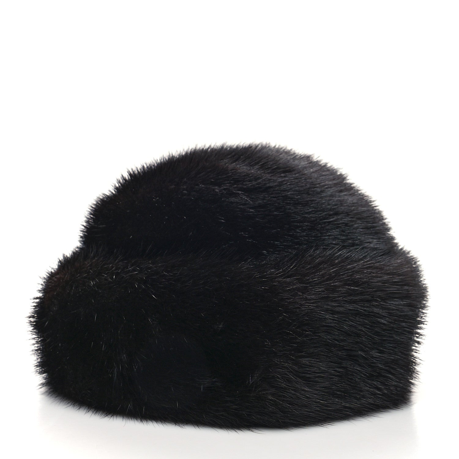 Chanel Mink Fur Hat 59 Black 2 of 7