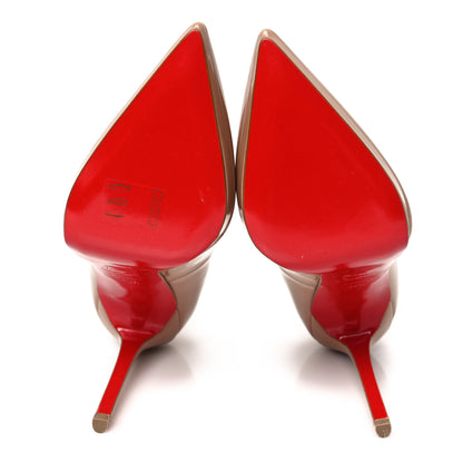 Christian Louboutin Patent Pigalle Plato 120 Pumps 40.5 Nude 5 of 9