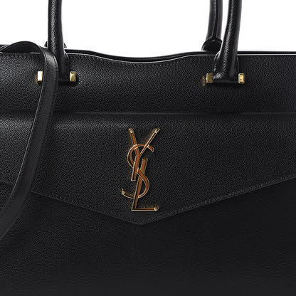 Saint Laurent Grain De Poudre Medium Uptown Tote Black 6 of 8