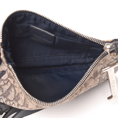 Christian Dior Monogram Shoulder Bag Pochette Blue 5 of 15