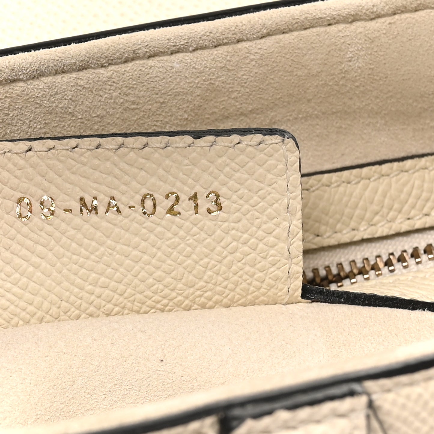 Grained Calfskin Saddle Bag With Strap Latte