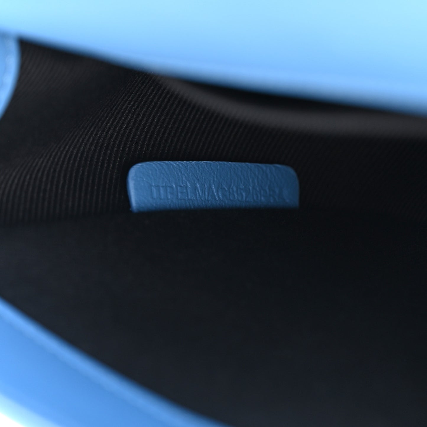 Lambskin Quilted Small Lola Bag Blue