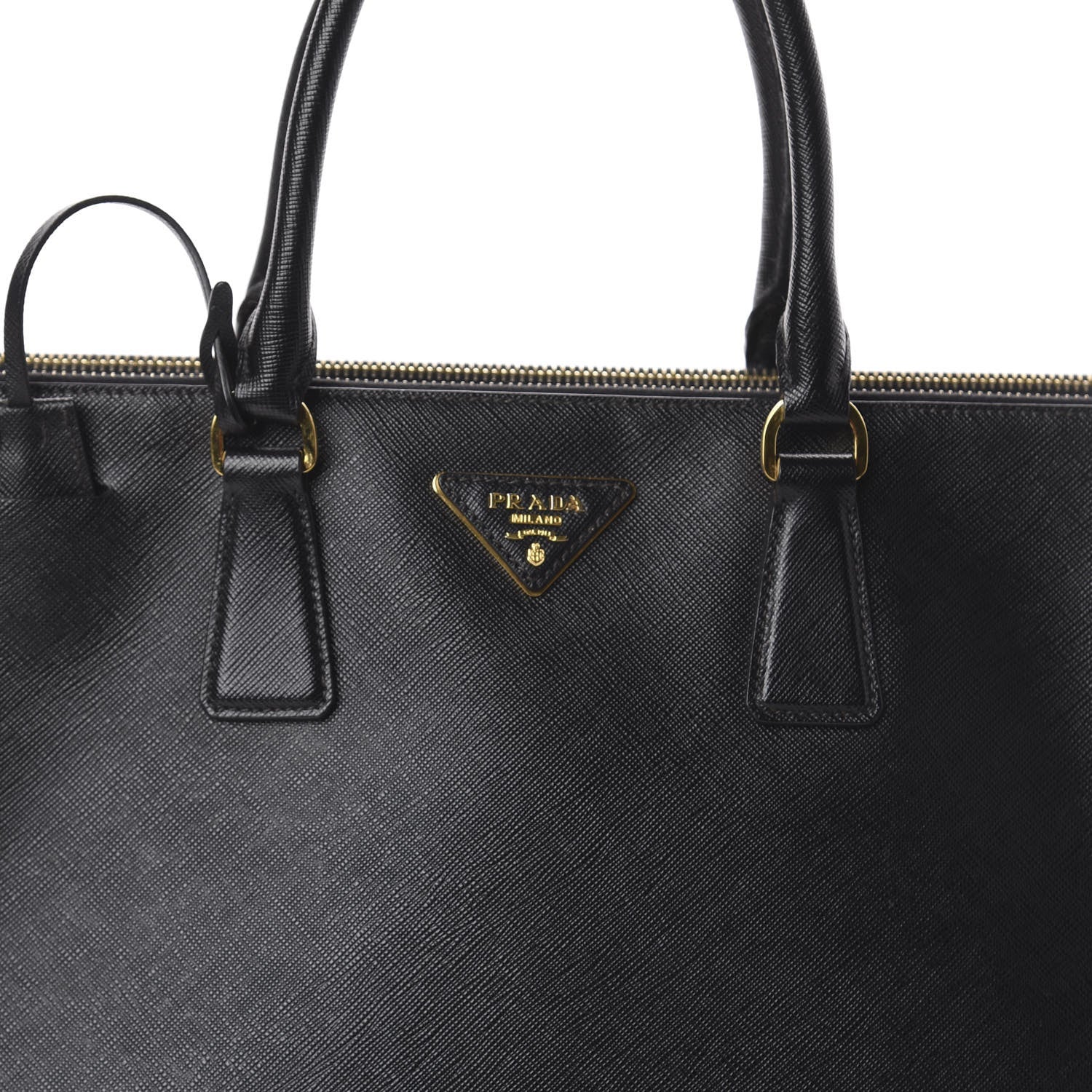 Prada Saffiano Large Galleria Double Zip Tote Black 6 of 8