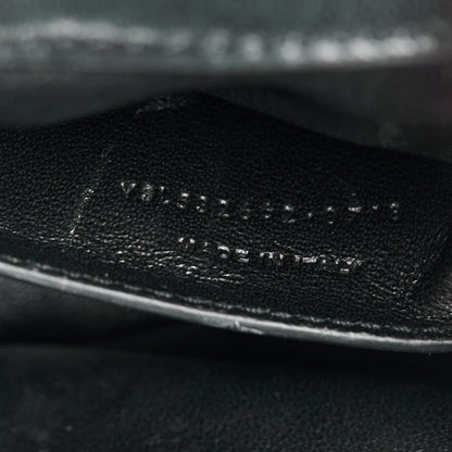 Saint Laurent Lambskin Matelasse Chevron Monogram Small Sulpice Bag Black 9 of 14