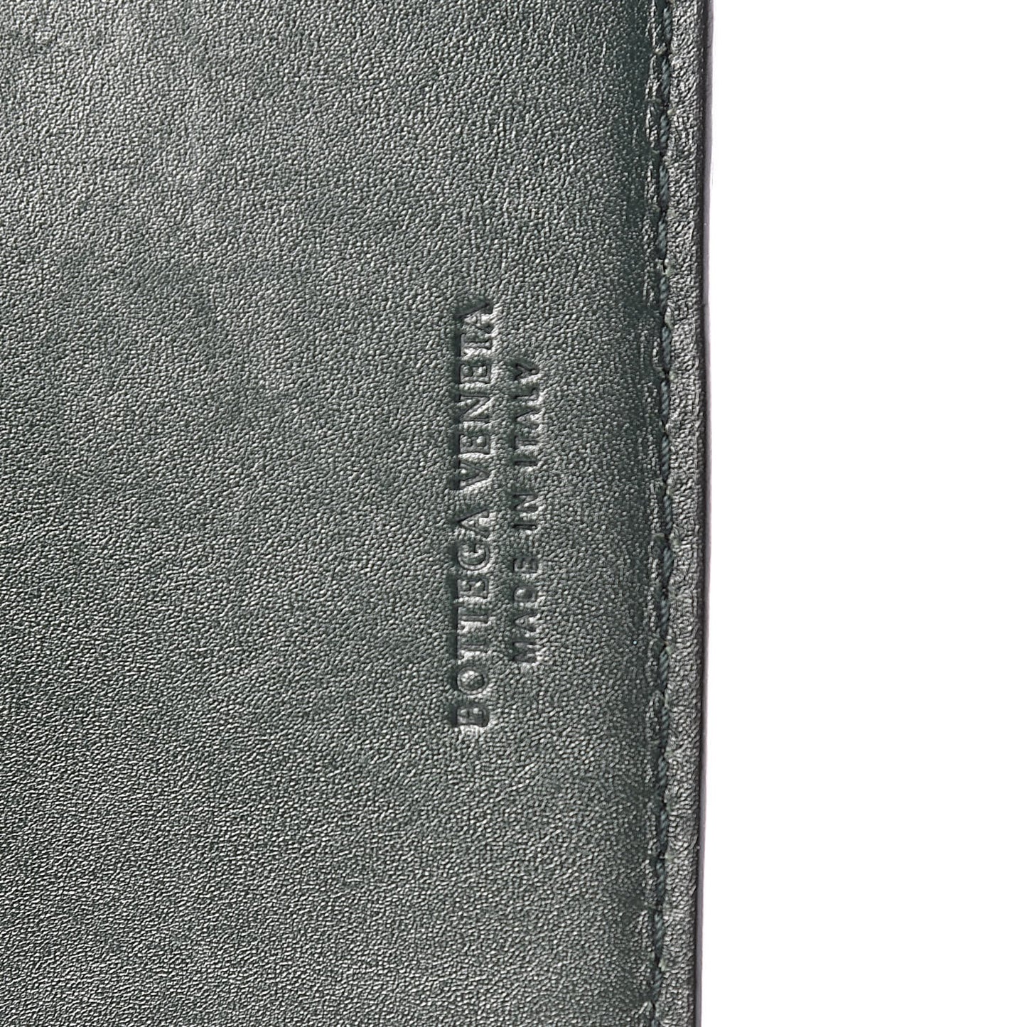 Nappa Intrecciato Bi-Fold Wallet Thyme