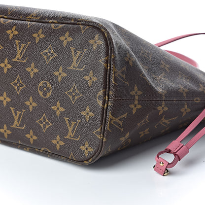Louis Vuitton Monogram Articles de Voyage Ikat Neverfull MM Rose Velours 9 of 9