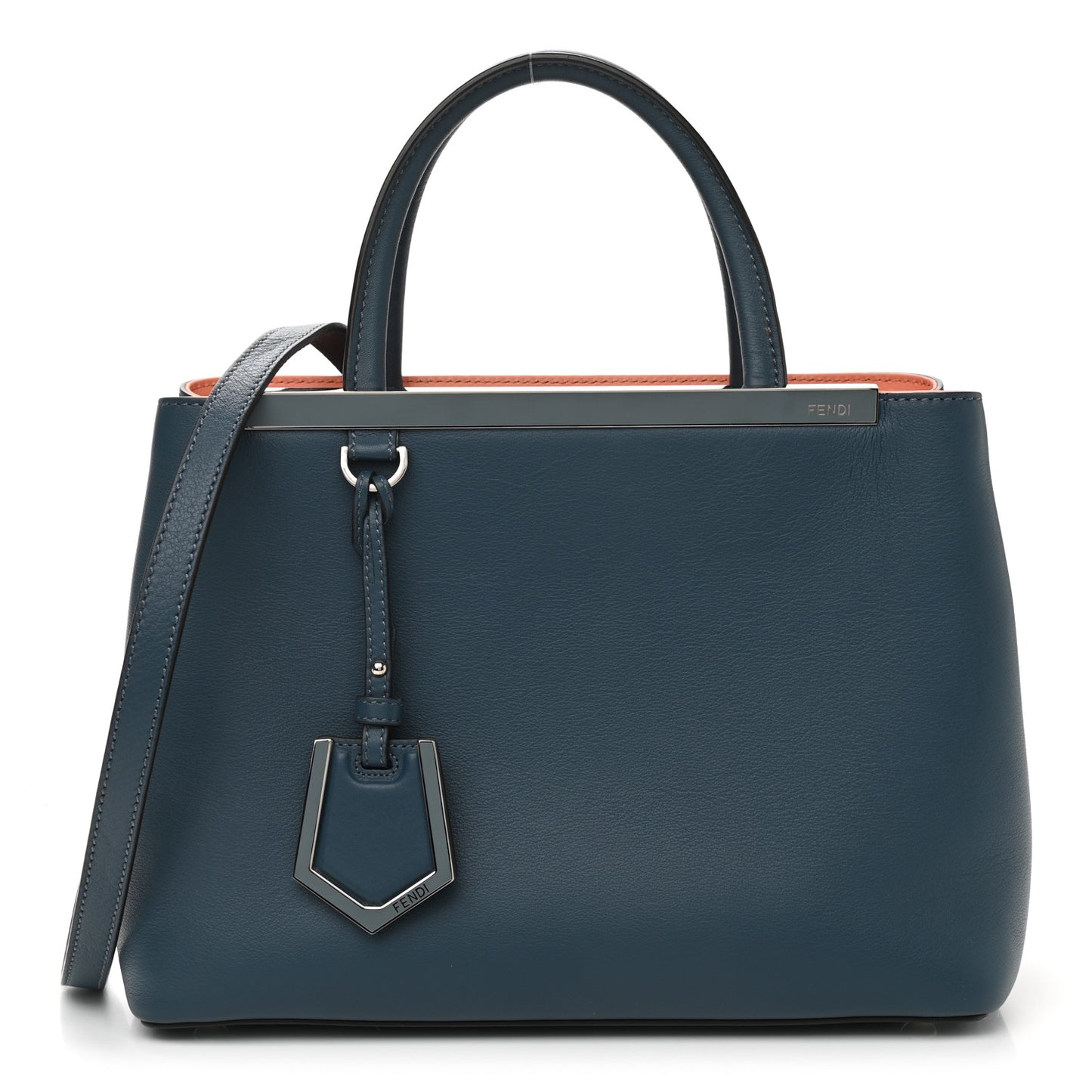 Vitello Dolce Century Petite 2Jours Tote Pavone Albicocca
