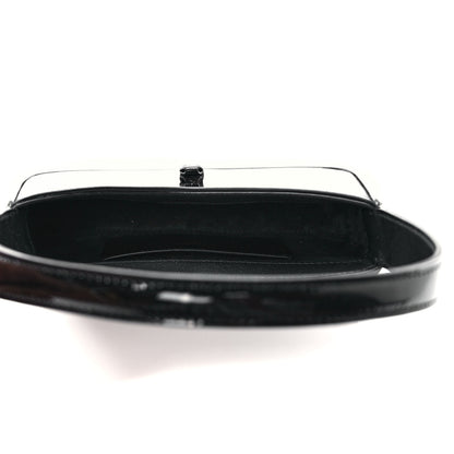 Saint Laurent Patent Calfskin Le 5 A 7 Mini Hobo Black 5 of 8
