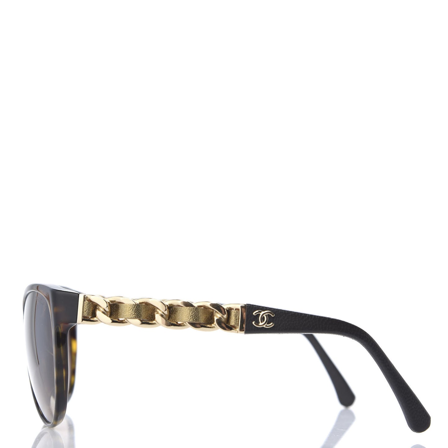 Acetate CC Chain Sunglasses 5215Q Tortoise