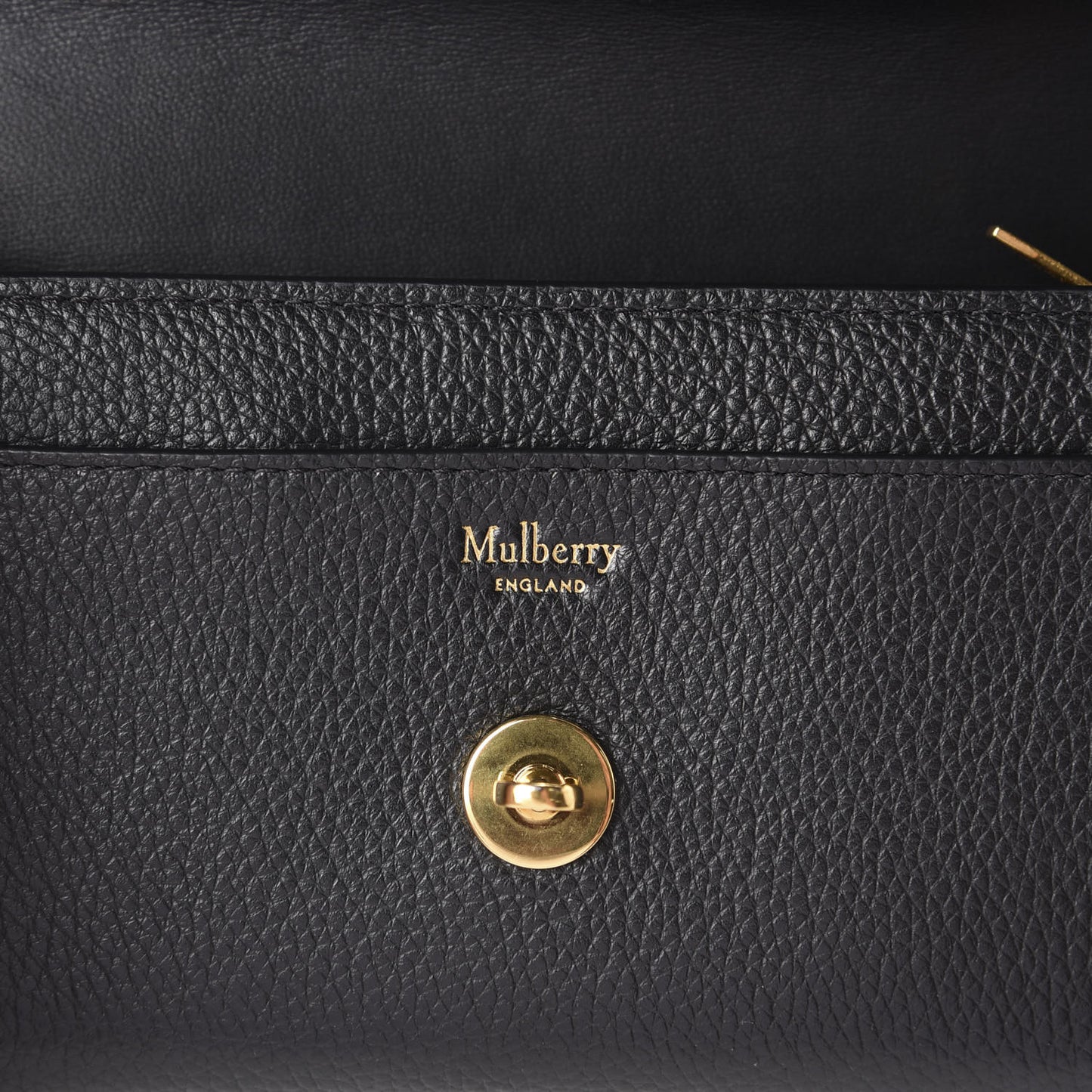 Small Classic Grain Darley Wallet Black