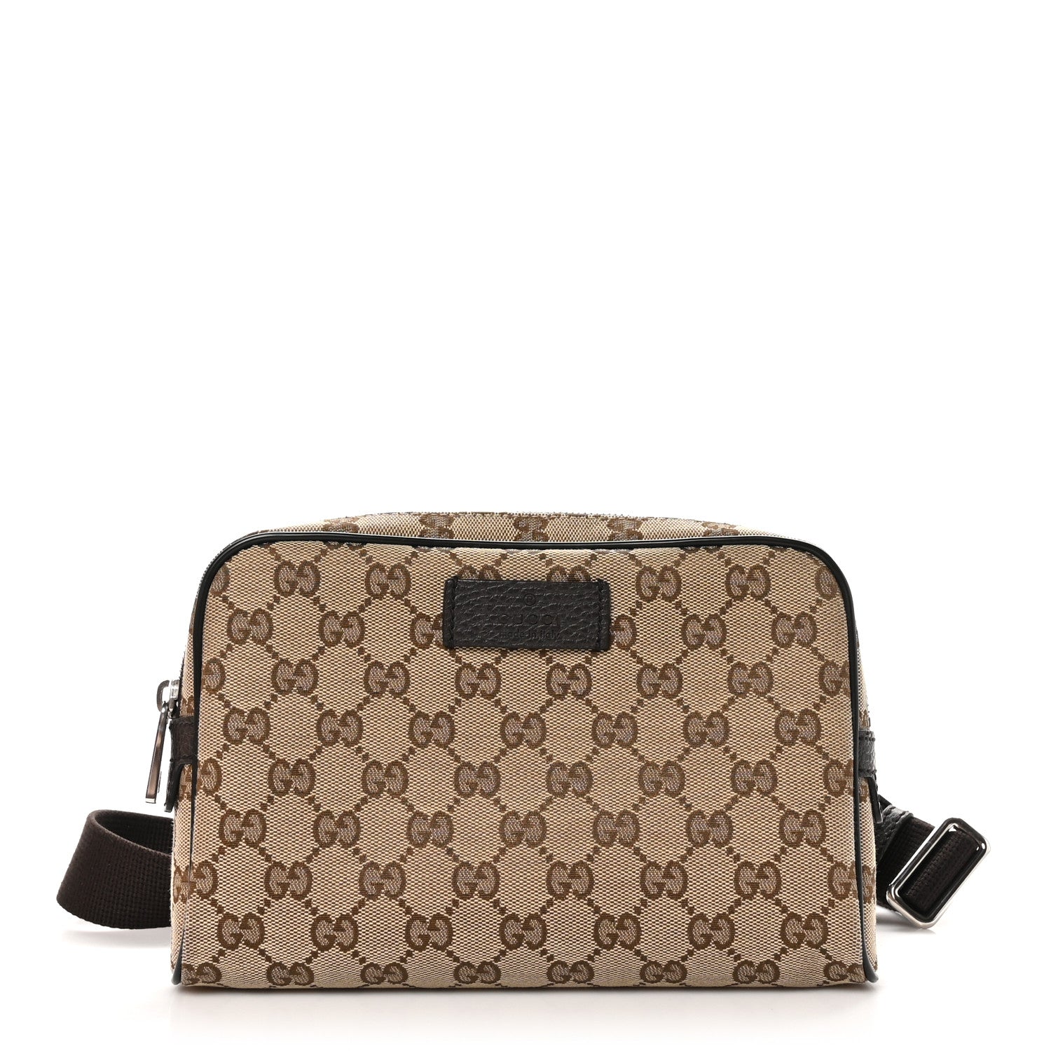 Gucci Monogram Belt Bag Dark Brown 1 of 10