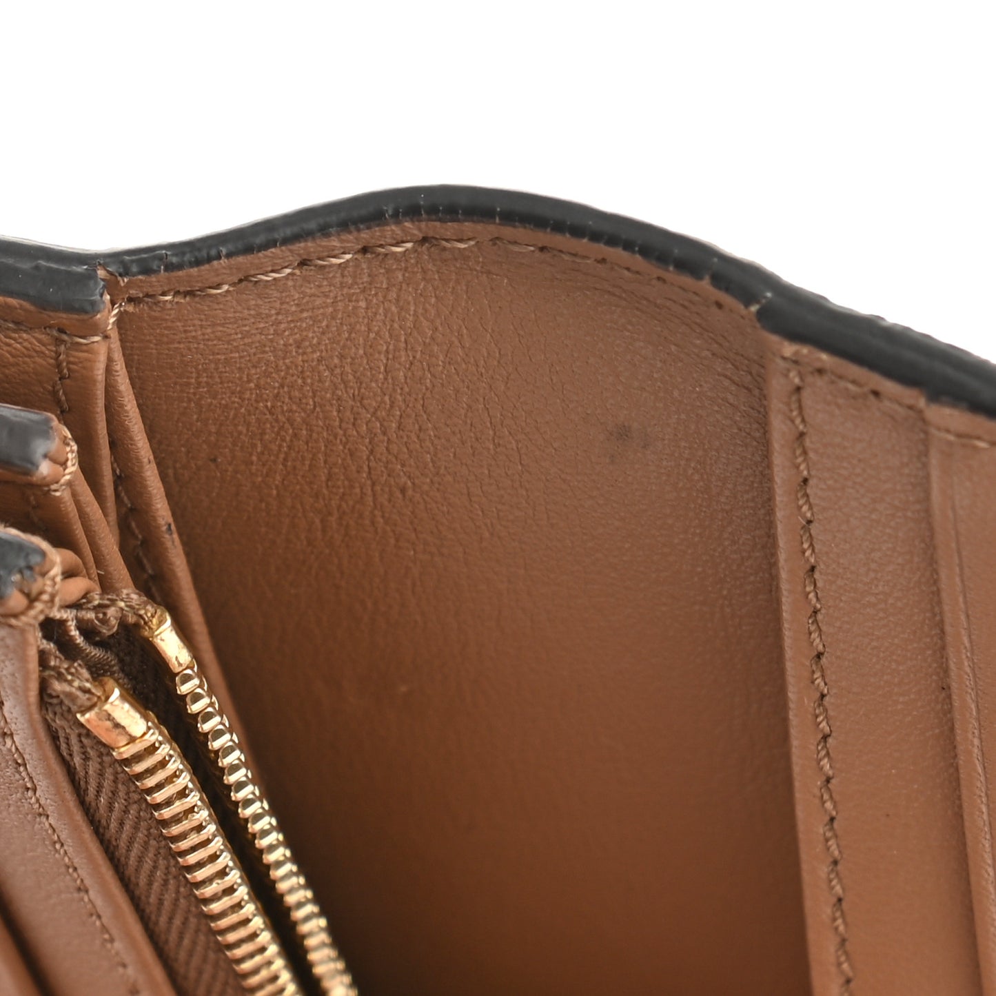 Patent Glitter Porter Continental Wallet Gold