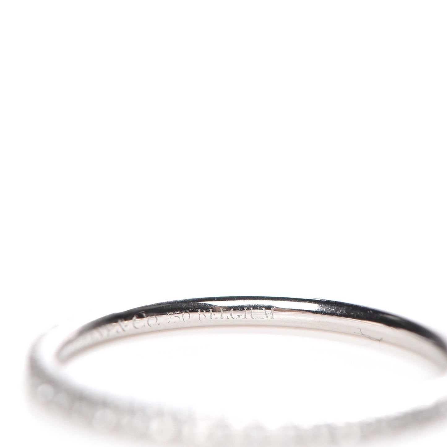 18K White Gold Diamond Metro Ring 6