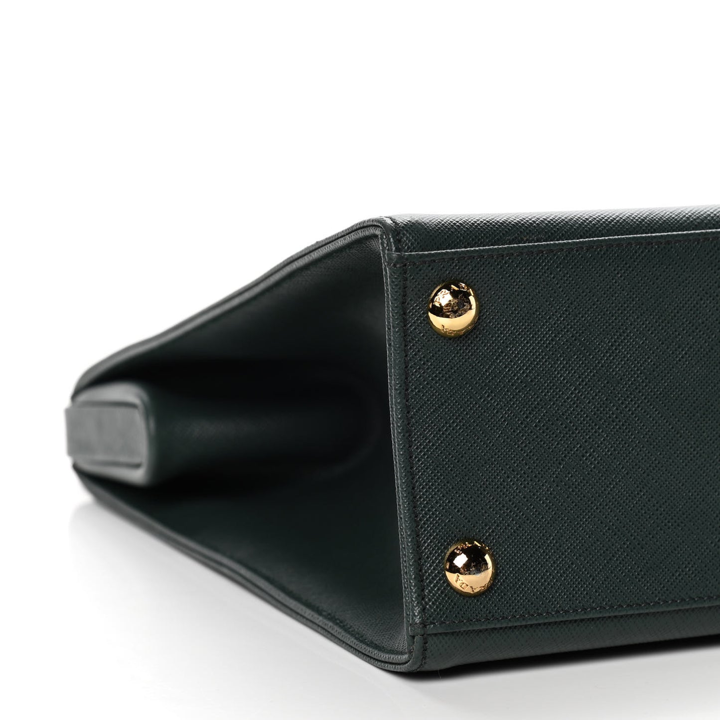 Saffiano Lux Framed Bag Smeraldo
