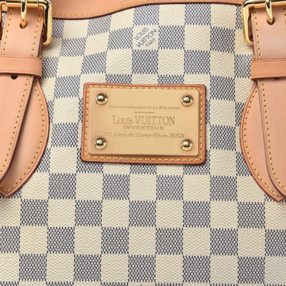 Louis Vuitton Damier Azur Hampstead MM 8 of 8