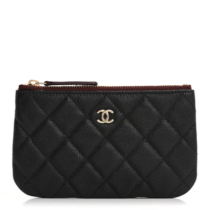 Chanel Caviar Quilted Small Cosmetic Case Black 1 of 8