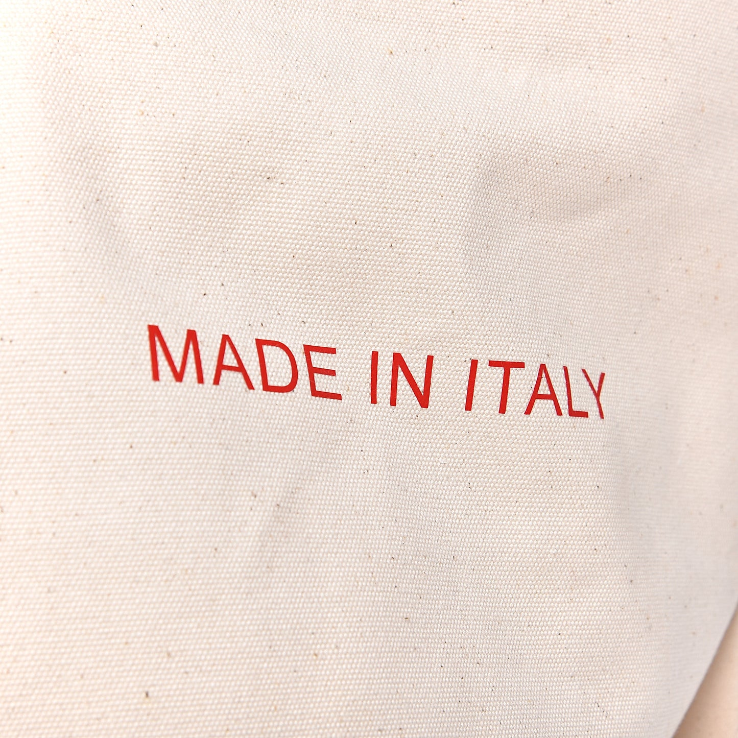 Textile Medium Made In Tote Natural Red
