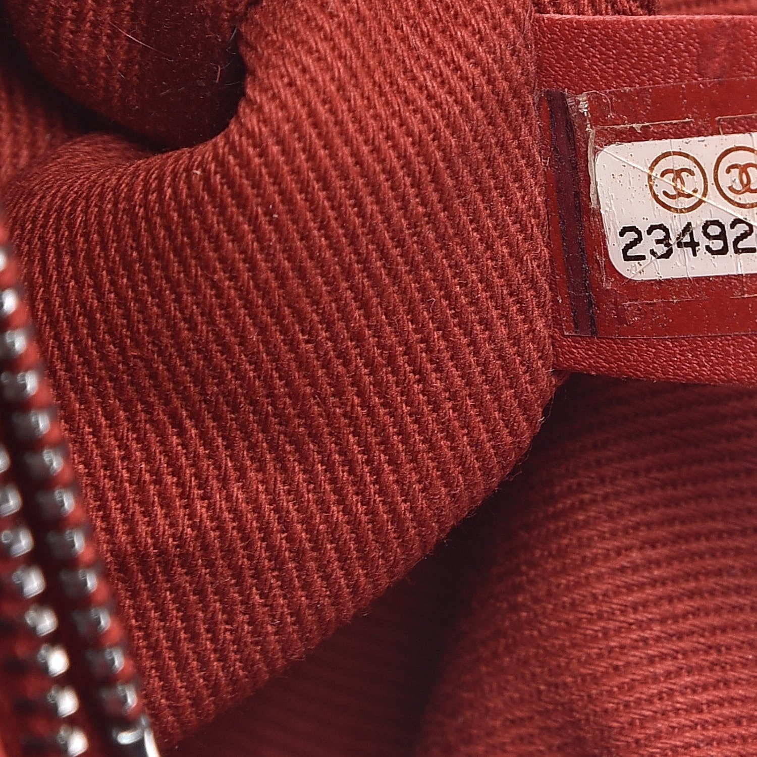 Chanel Caviar Quilted Medium Coco Handle Flap Red 6 of 11