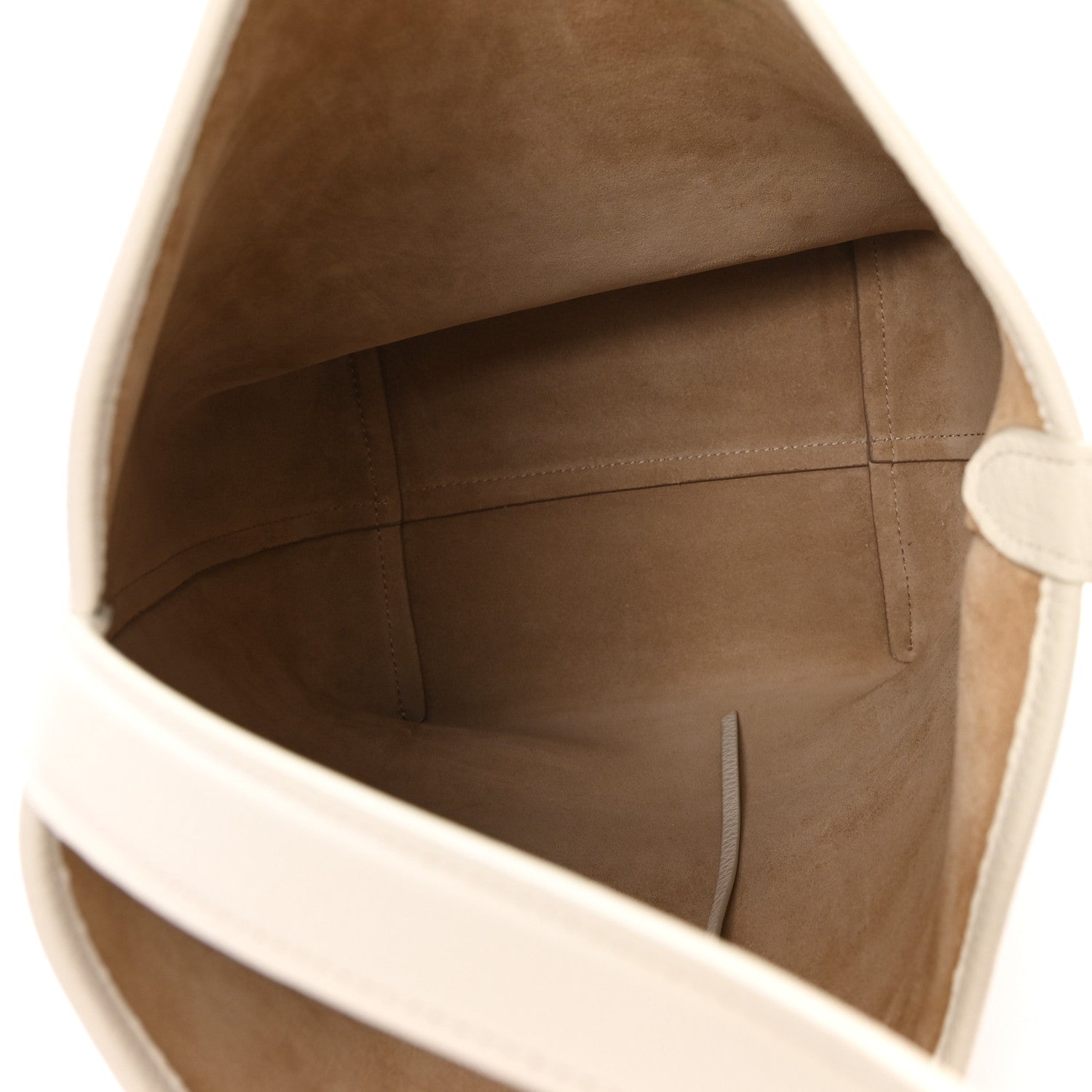The Row Grained Calfskin Medium N/S Park Tote Ivory 5 of 9
