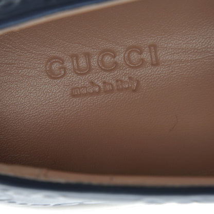 Gucci Guccissima Dublin Slip On Sneakers 39 Blue 8 of 10